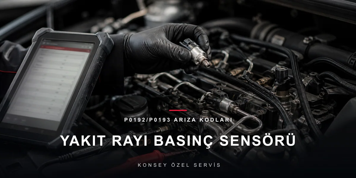 P0192/P0193 Arıza Kodları: Ray Basınç Sensörü Düşük-Yüksek için Konsey Özel Servis görseli