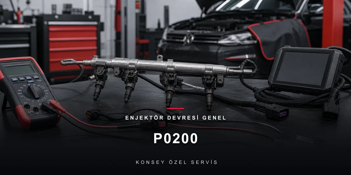 P0200 Arıza Kodu: Enjektör Devresi Genel — Ailenin Şemsiyesi için Konsey Özel Servis görseli
