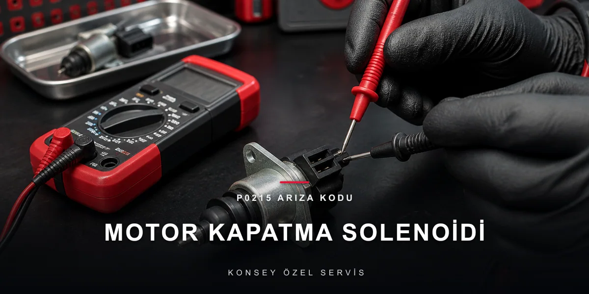 Citroën P0215 Arıza Kodu Nedir? Motor Kapatma Solenoidi için Konsey Özel Servis görseli