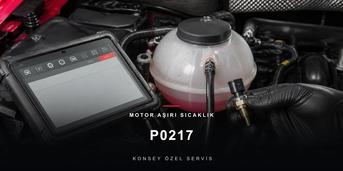 P0217 Arıza Kodu: Motor Aşırı Sıcaklık — Beynin Hararet Tutanağı için Konsey Özel Servis görseli