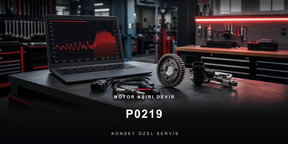 P0219 Arıza Kodu: Motor Aşırı Devir — Kırmızı Çizginin Tutanağı için Konsey Özel Servis görseli