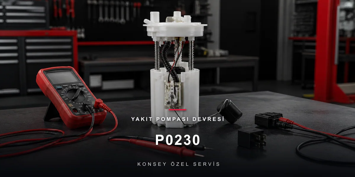 P0230 Arıza Kodu: Yakıt Pompası Devresi — Depodaki Kalbin Elektriği için Konsey Özel Servis görseli