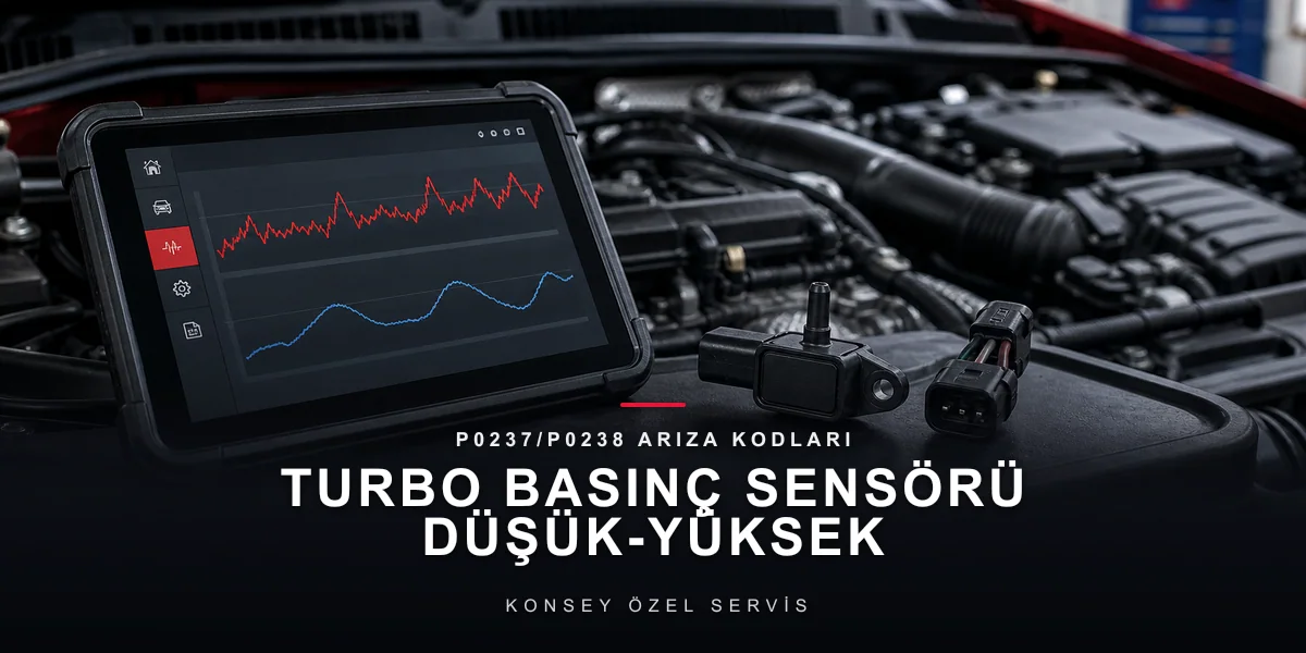 P0237/P0238 Arıza Kodları: Boost Sensörü Düşük-Yüksek için Konsey Özel Servis görseli