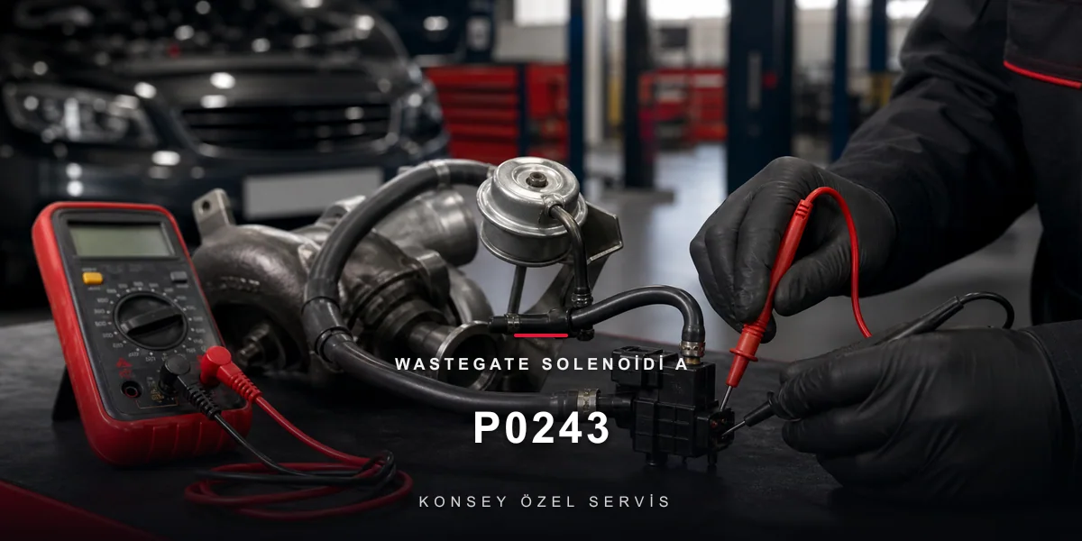 P0243 Arıza Kodu: Wastegate Solenoidi A — Basınç Kapısının Elektriği için Konsey Özel Servis görseli