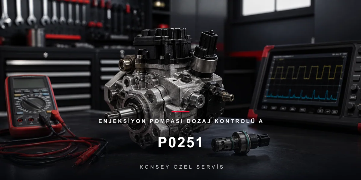 P0251 Arıza Kodu: Enjeksiyon Pompası Dozaj Kontrolü A için Konsey Özel Servis görseli