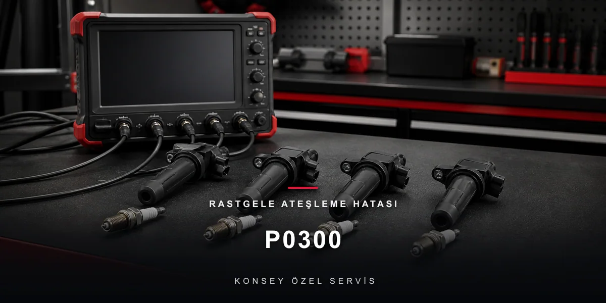 P0300 Arıza Kodu: Rastgele Ateşleme Hatası — Nedenleri ve Çözümü için Konsey Özel Servis görseli