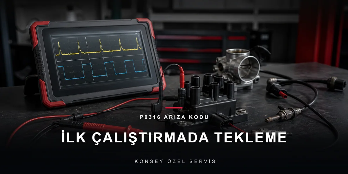 P0316 Arıza Kodu: İlk Çalıştırmada Ateşleme Hatası (İlk 1000 Devir) için Konsey Özel Servis görseli