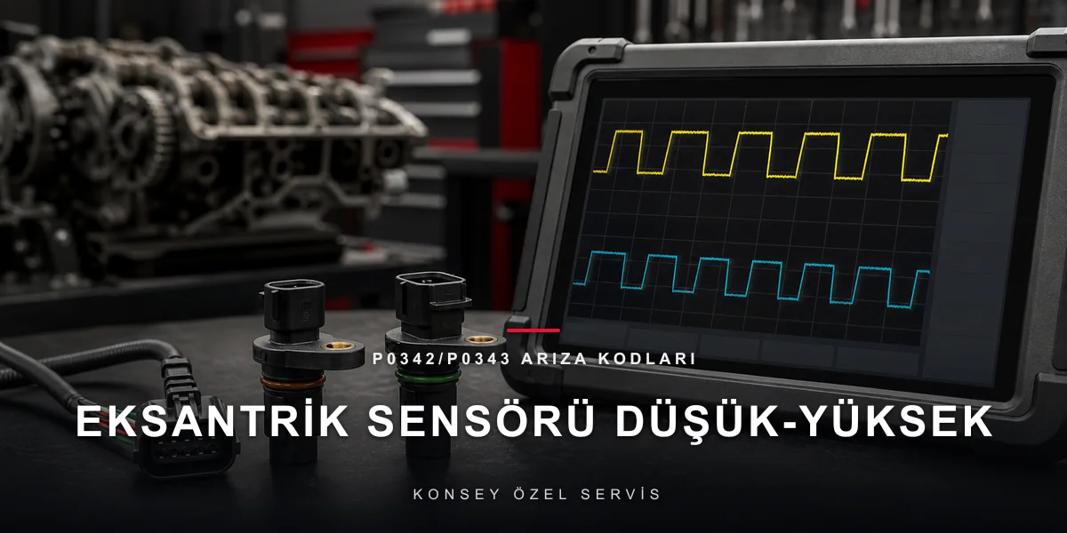 P0342/P0343 Arıza Kodları: Eksantrik Sensörü Düşük-Yüksek için Konsey Özel Servis görseli