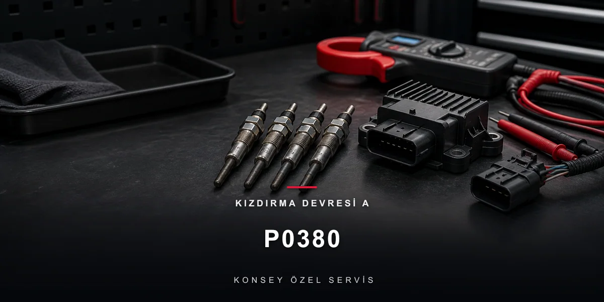 P0380 Arıza Kodu: Kızdırma Devresi A — Dizel Ön Isıtma Teşhisi için Konsey Özel Servis görseli