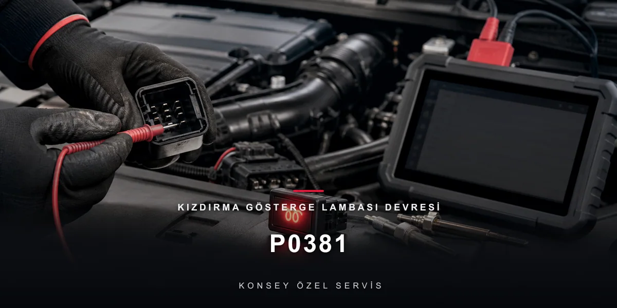 P0381 Arıza Kodu: Kızdırma Gösterge Lambası Devresi — Spiralin Ampulü için Konsey Özel Servis görseli