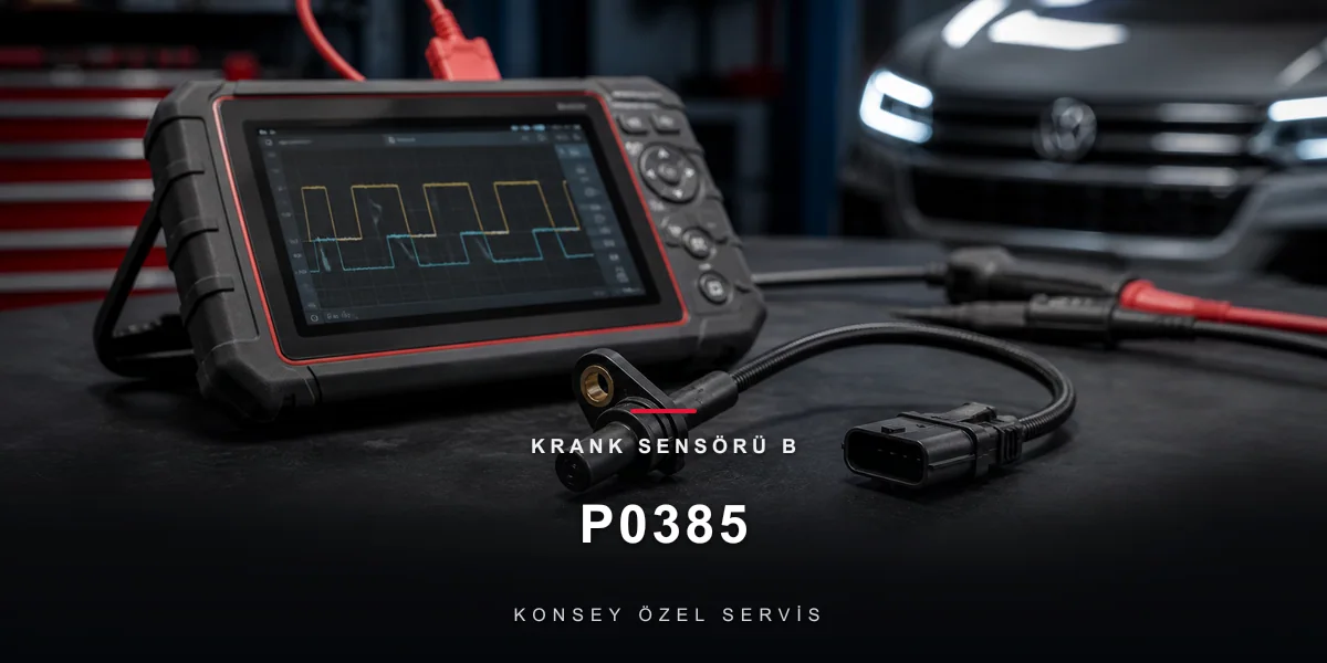 P0385 Arıza Kodu: Krank Sensörü B — İkinci Nabız Ölçer için Konsey Özel Servis görseli