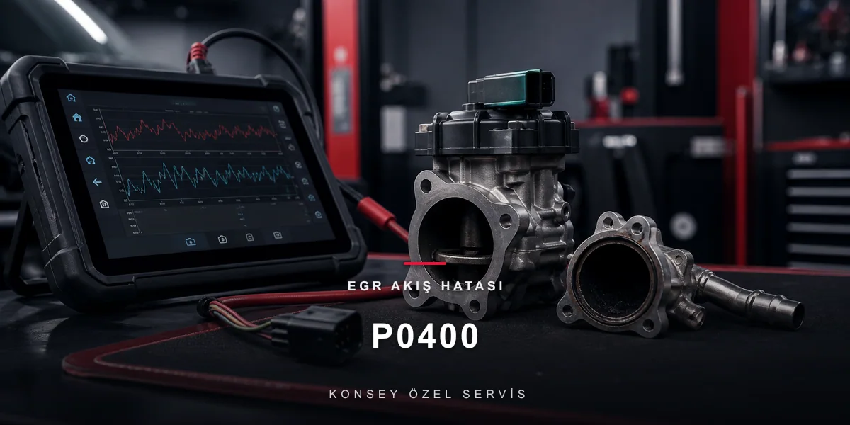 P0400 Arıza Kodu: EGR Akış Hatası — Kurumun Hikâyesi için Konsey Özel Servis görseli
