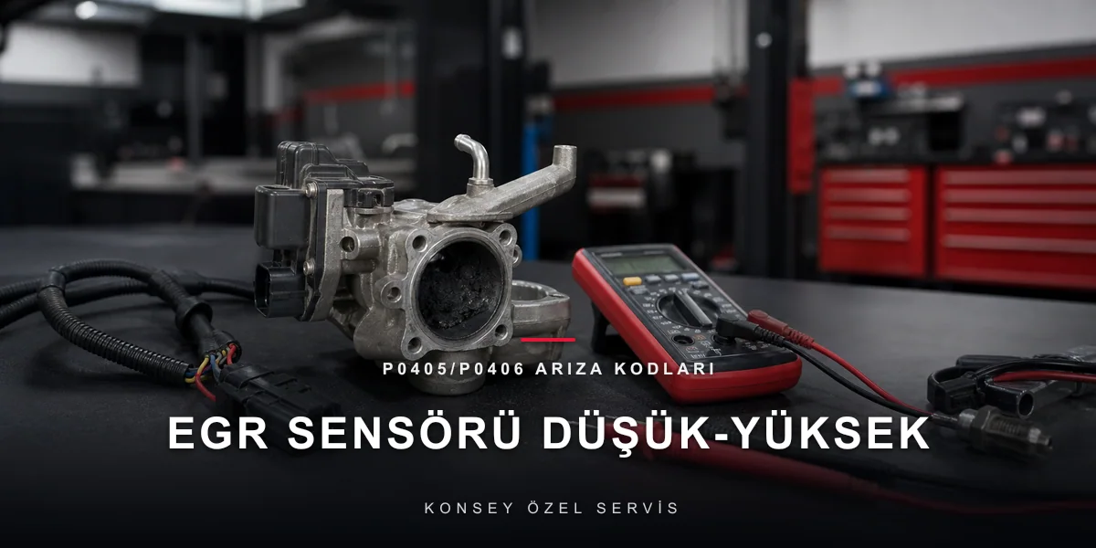 P0405/P0406 Arıza Kodları: EGR Sensörü Düşük-Yüksek için Konsey Özel Servis görseli