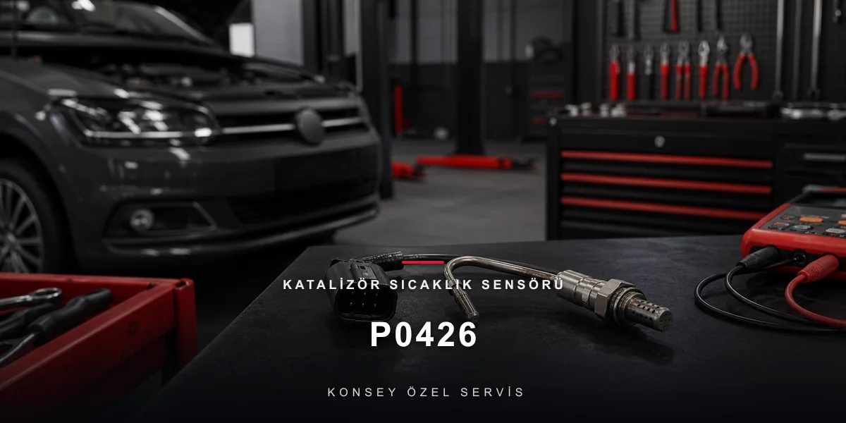 P0426 Arıza Kodu: Katalizör Sıcaklık Sensörü — Ateş Bekçisi için Konsey Özel Servis görseli