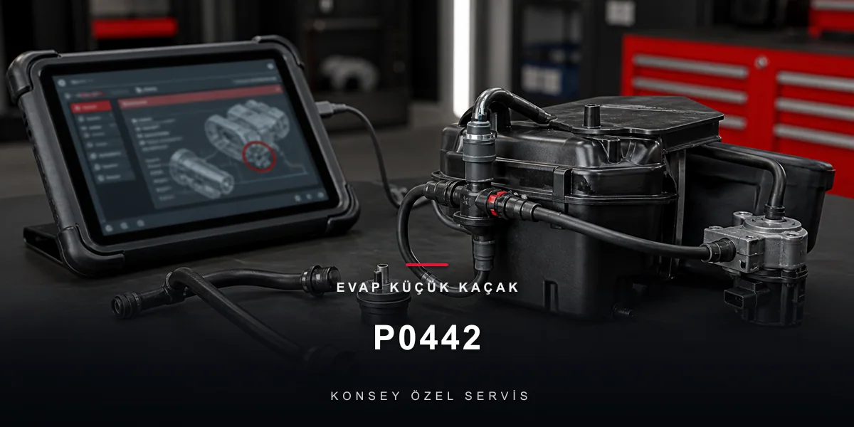 P0442 Arıza Kodu: EVAP Küçük Kaçak — Buhar Sisteminin Sızıntısı için Konsey Özel Servis görseli