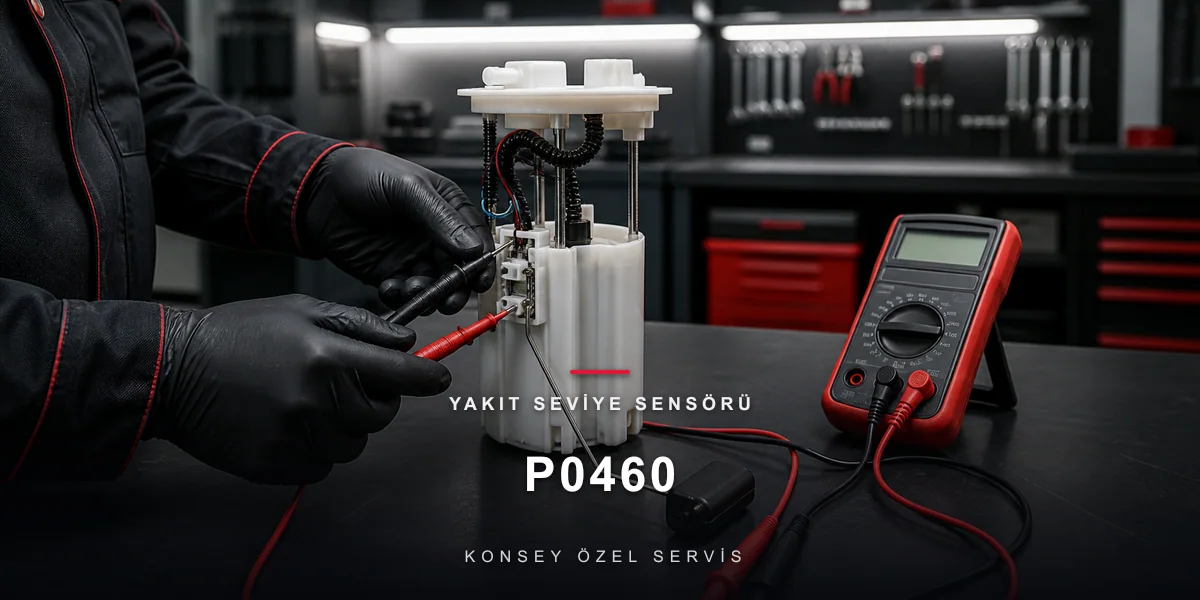 P0460 Arıza Kodu: Yakıt Seviye Sensörü — Şamandıranın İtirafı için Konsey Özel Servis görseli