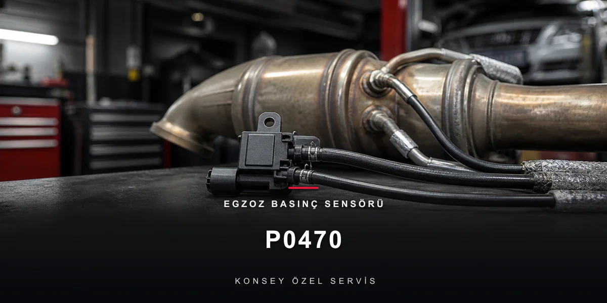 P0470 Arıza Kodu: Egzoz Basınç Sensörü — Egzozun Nabzı için Konsey Özel Servis görseli