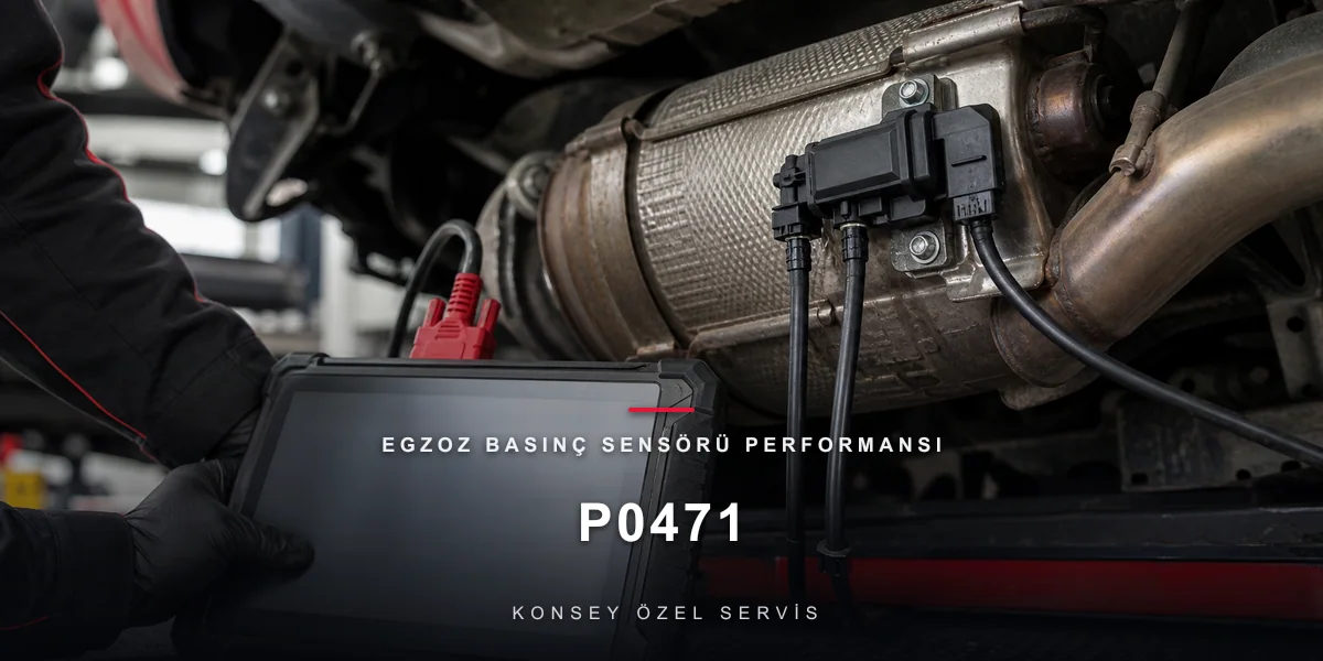 P0471 Arıza Kodu: Egzoz Basınç Sensörü Performansı — Şüpheli Rapor için Konsey Özel Servis görseli