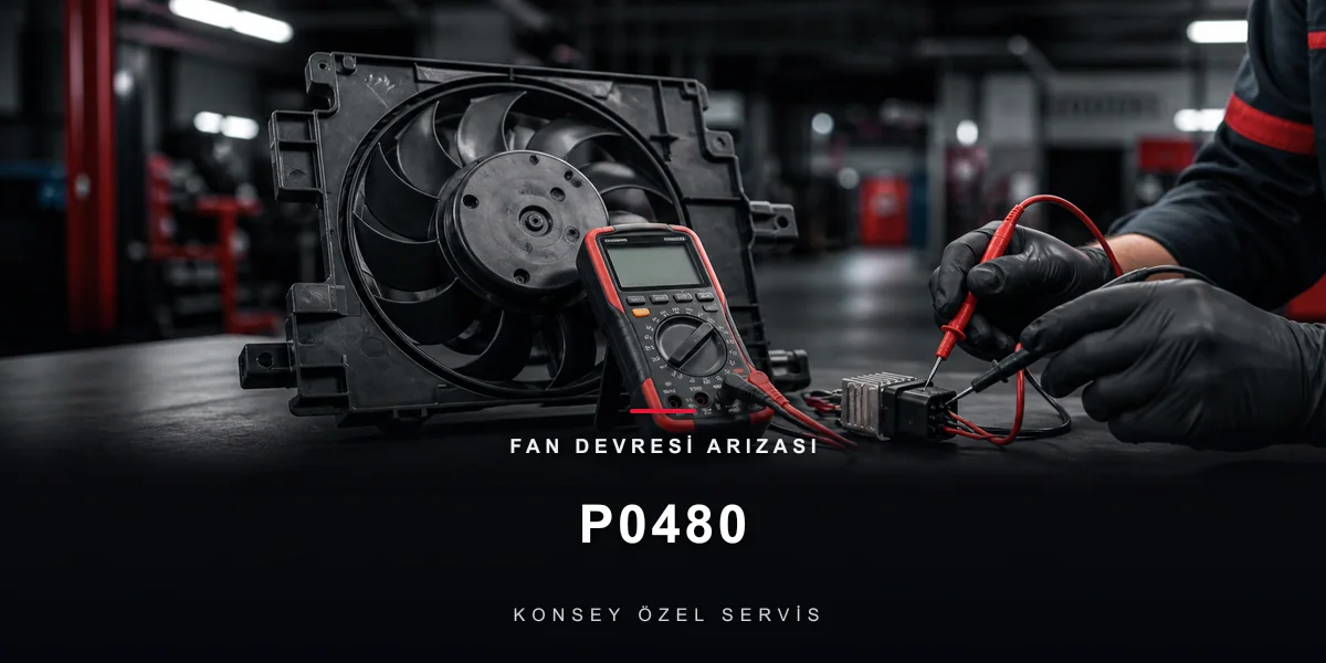 P0480 Arıza Kodu: Fan Devresi Arızası — Hararetten Önceki Uyarı için Konsey Özel Servis görseli