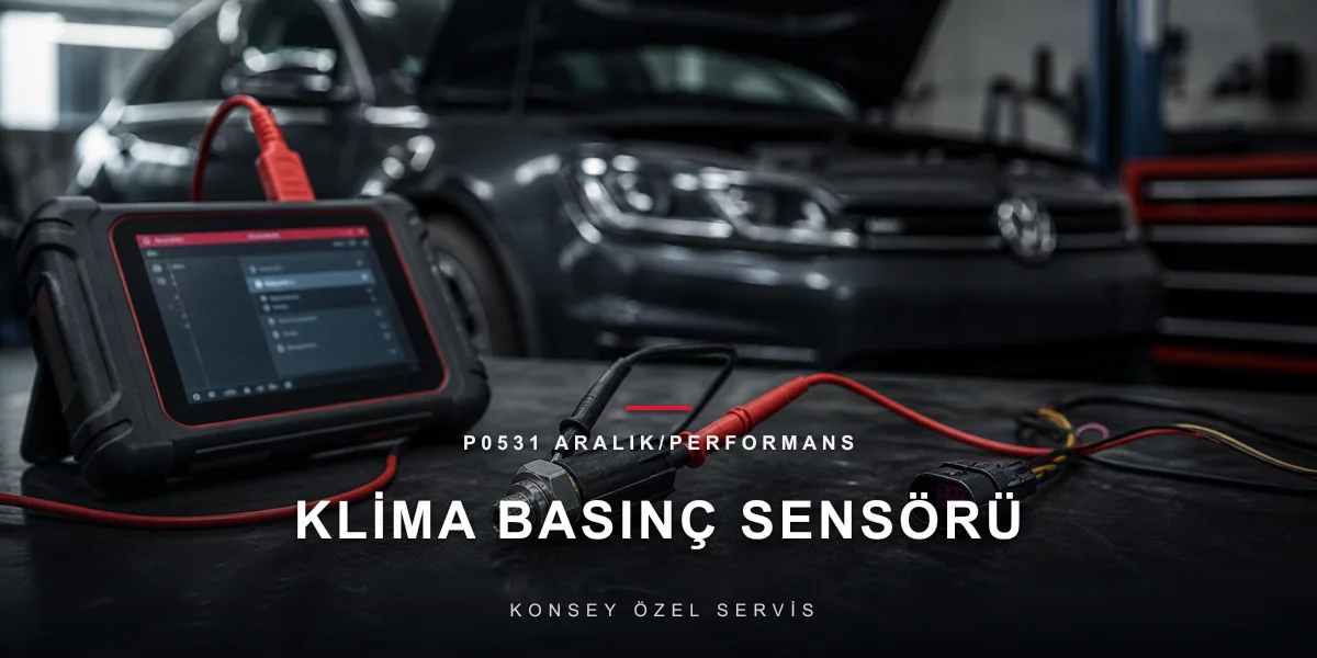 P0531 Arıza Kodu: Klima Basınç Sensörü Aralık/Performans için Konsey Özel Servis görseli
