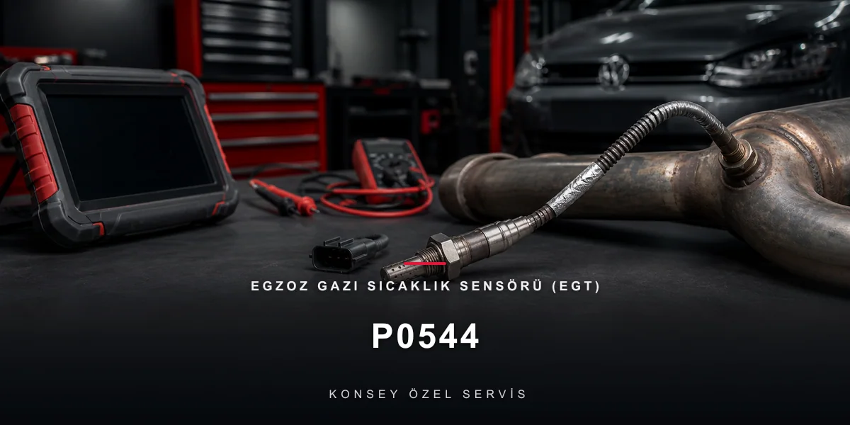 P0544 Arıza Kodu: Egzoz Gazı Sıcaklık Sensörü (EGT) — Dizelin Ateş Ölçeri için Konsey Özel Servis görseli
