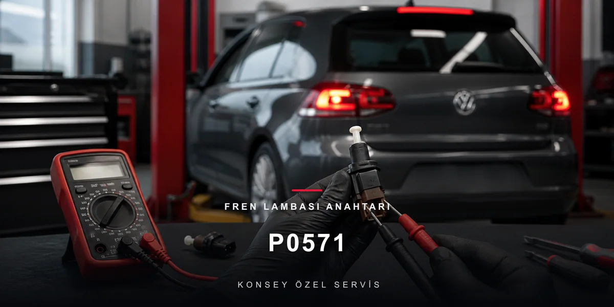 P0571 Arıza Kodu: Fren Lambası Anahtarı — Küçük Parça, Çok İş için Konsey Özel Servis görseli