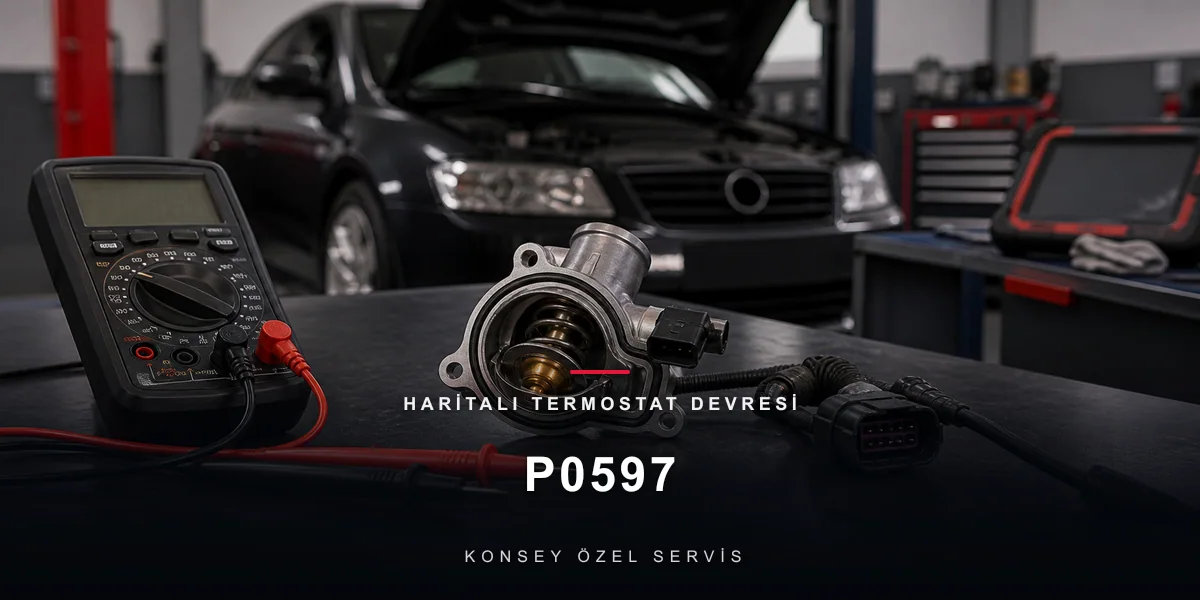 P0597 Arıza Kodu: Haritalı Termostat Devresi — Isıtmalı Termostat Çağı için Konsey Özel Servis görseli