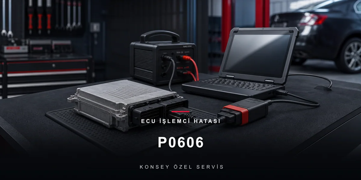 P0606 Arıza Kodu: ECU İşlemci Hatası — Gerçekten Beyin mi? için Konsey Özel Servis görseli