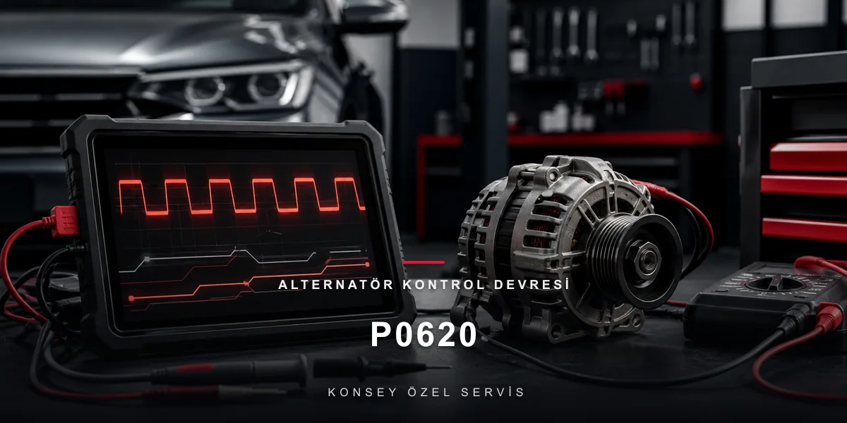 P0620 Arıza Kodu: Alternatör Kontrol Devresi — Akıllı Şarjın Teli için Konsey Özel Servis görseli