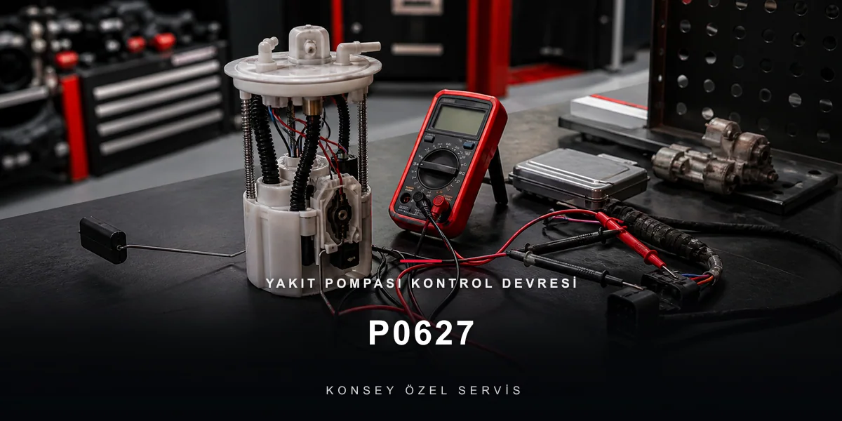 P0627 Arıza Kodu: Yakıt Pompası Kontrol Devresi — Modüllü Pompa Çağı için Konsey Özel Servis görseli