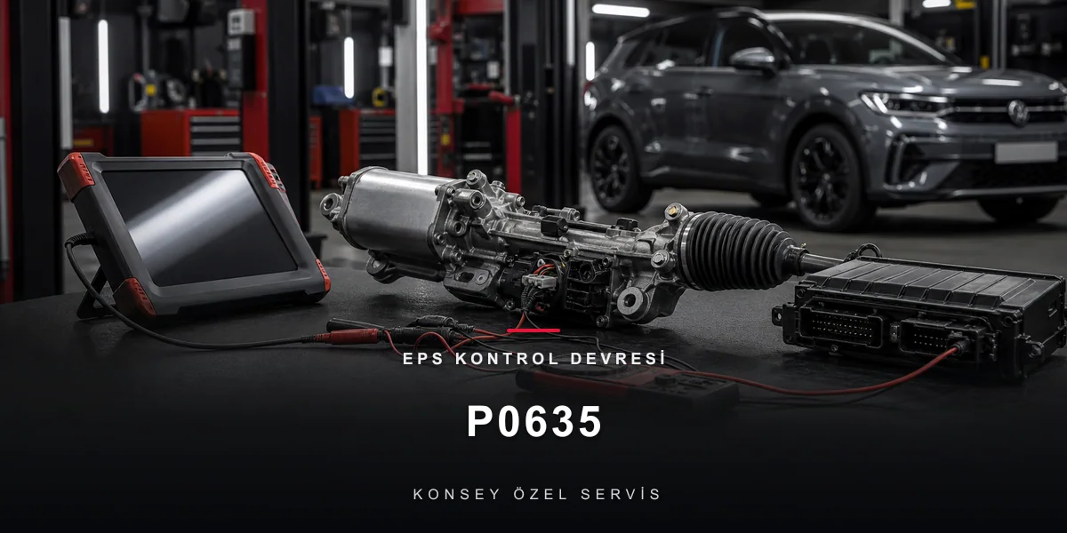 P0635 Arıza Kodu: EPS Kontrol Devresi — Elektrikli Direksiyonun Kodu için Konsey Özel Servis görseli
