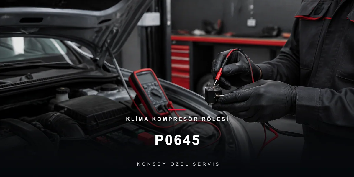 P0645 Arıza Kodu: Klima Kompresör Rölesi — Serinliğin Anahtarı için Konsey Özel Servis görseli