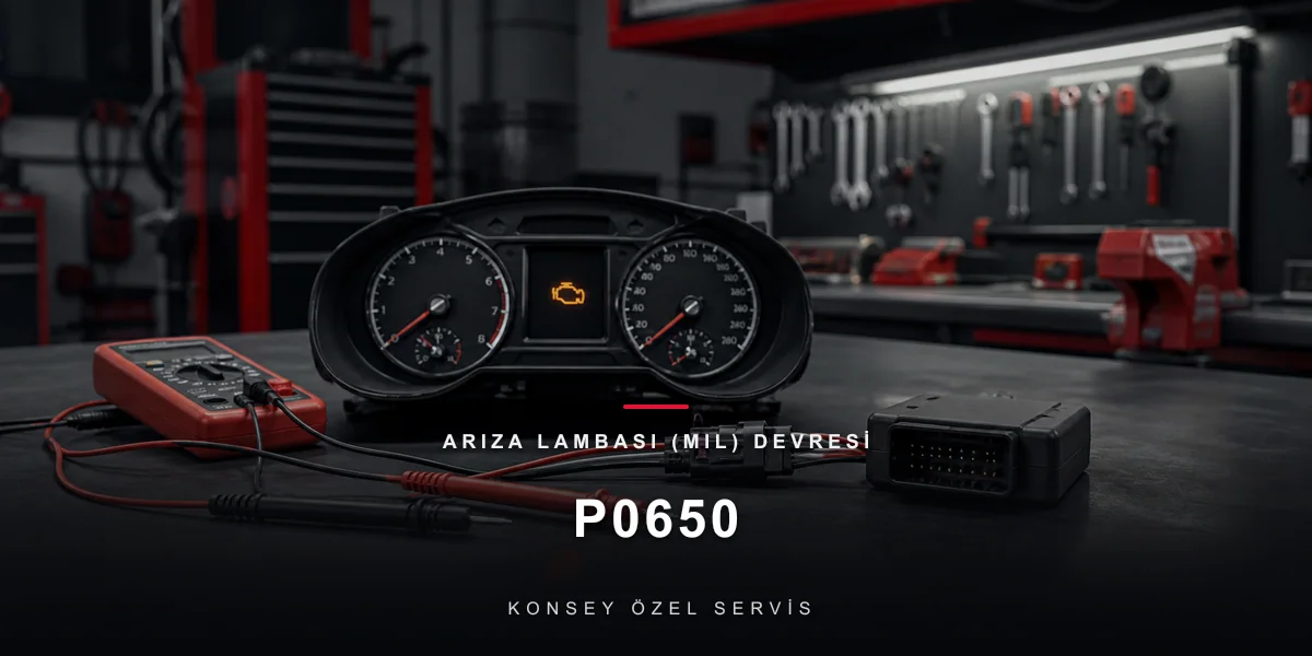 P0650 Arıza Kodu: Arıza Lambası (MIL) Devresi — Habercinin Arızası için Konsey Özel Servis görseli