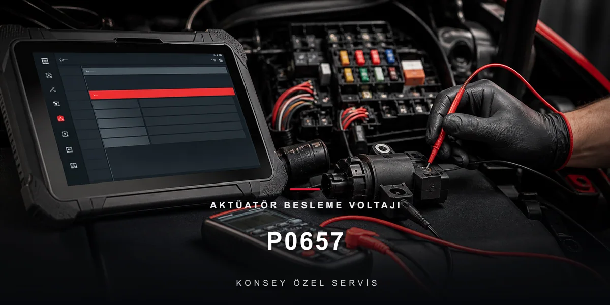P0657 Arıza Kodu: Aktüatör Besleme Voltajı — VAG'ın Güç Dağıtım Kodu için Konsey Özel Servis görseli