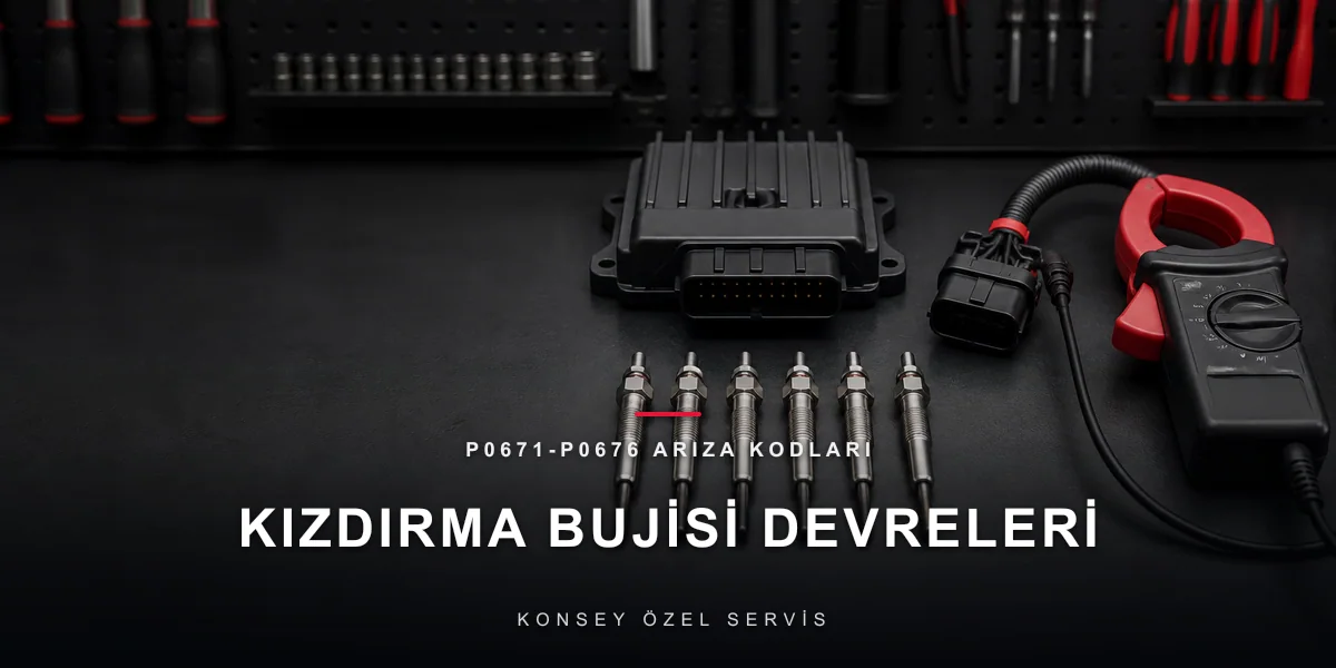 P0671 Arıza Kodu: Kızdırma Bujisi Silindir Kodları (P0671-P0676) için Konsey Özel Servis görseli