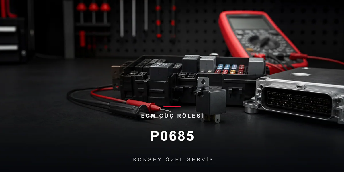 P0685 Arıza Kodu: ECM Güç Rölesi — Beynin Ana Şalteri için Konsey Özel Servis görseli