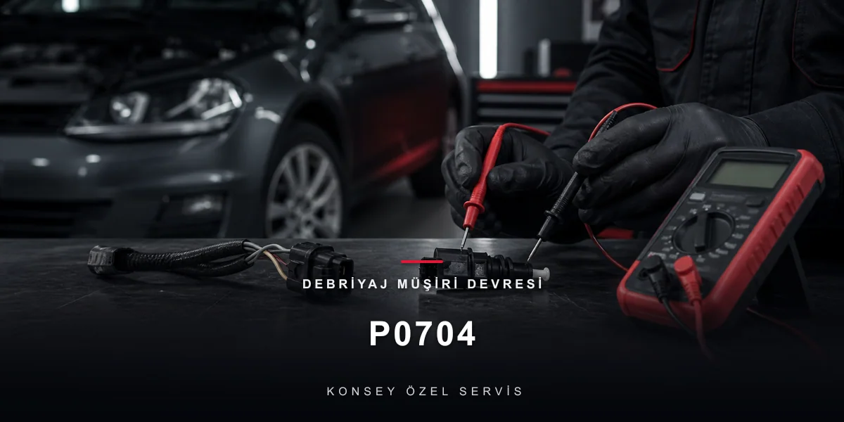 P0704 Arıza Kodu: Debriyaj Müşiri Devresi — Manuelin Küçük Tanığı için Konsey Özel Servis görseli