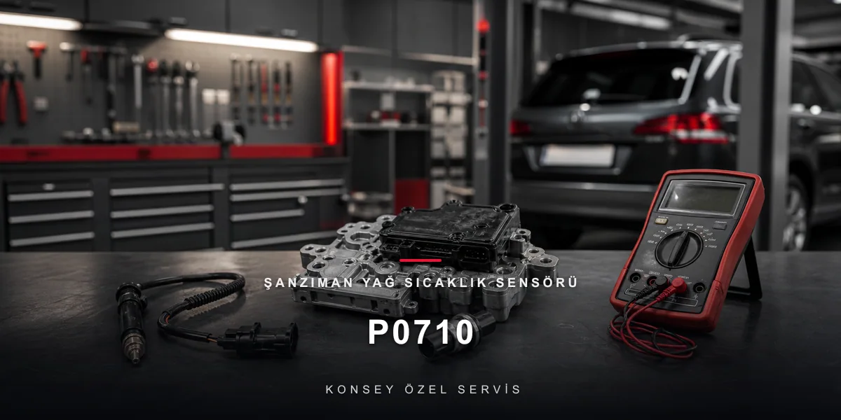 P0710 Arıza Kodu: Şanzıman Yağ Sıcaklık Sensörü (P0710-P0714) için Konsey Özel Servis görseli