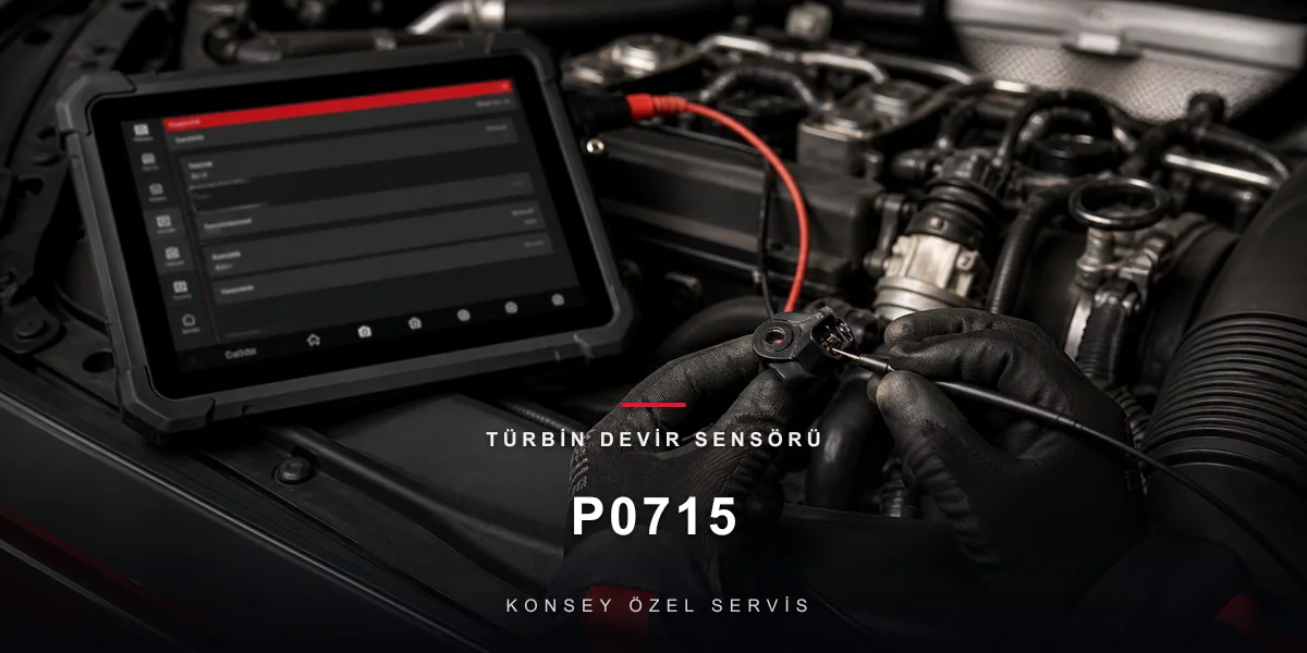 P0715 Arıza Kodu: Türbin Devir Sensörü — Kutunun İç Kulağı için Konsey Özel Servis görseli