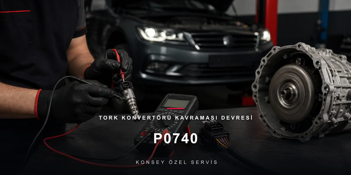 P0740 Arıza Kodu: Tork Konvertörü Kavraması Devresi — Kayıp Kilit için Konsey Özel Servis görseli