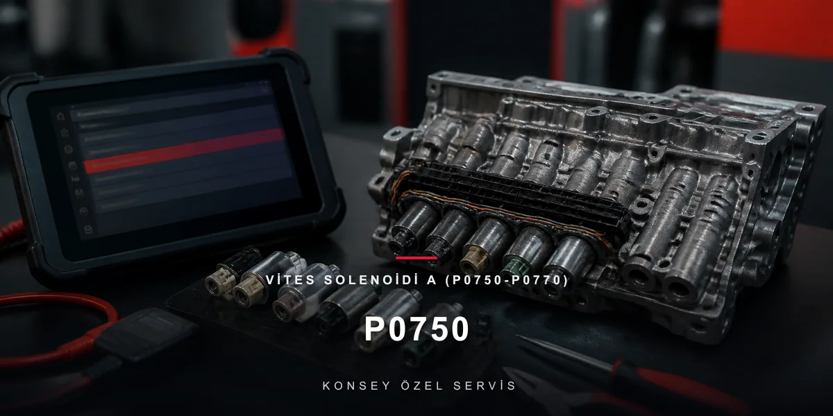 P0750 Arıza Kodu: Vites Solenoidi A (P0750-P0770) — Geçişlerin Parmakları için Konsey Özel Servis görseli