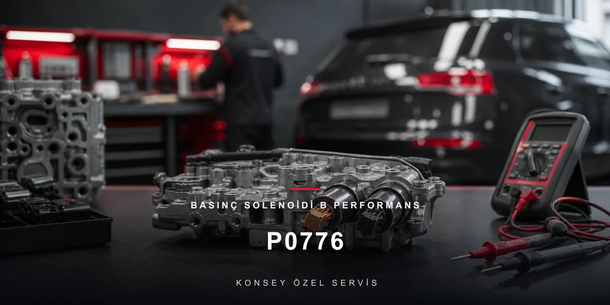 P0776 Arıza Kodu: Basınç Solenoidi B Performans — İkinci Vananın Nazı için Konsey Özel Servis görseli