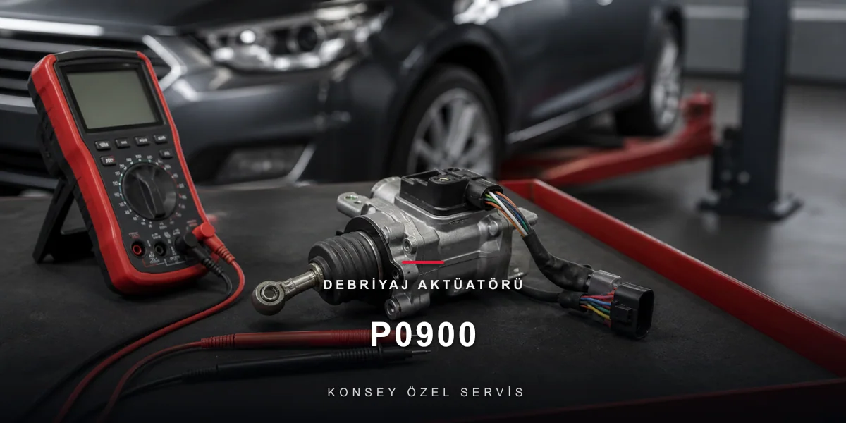 P0900 Arıza Kodu: Debriyaj Aktüatörü — Robotize Şanzımanın Bileği için Konsey Özel Servis görseli