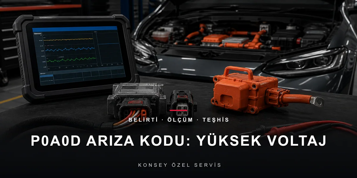 P0A0D Arıza Kodu: Yüksek Voltaj İnterlock Devresi — Güvenlik Zincirinin Kopuşu için Konsey Özel Servis görseli