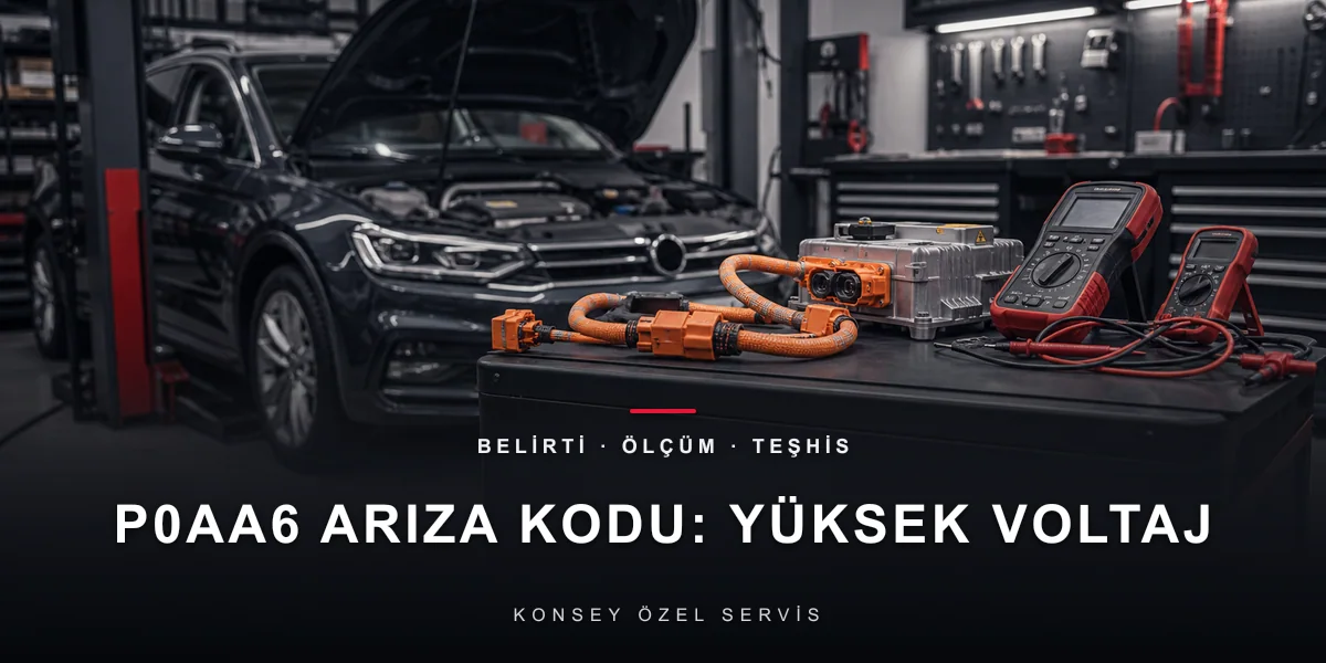 P0AA6 Arıza Kodu: Yüksek Voltaj İzolasyon Kaybı — Turuncu Kabloların Sınavı için Konsey Özel Servis görseli