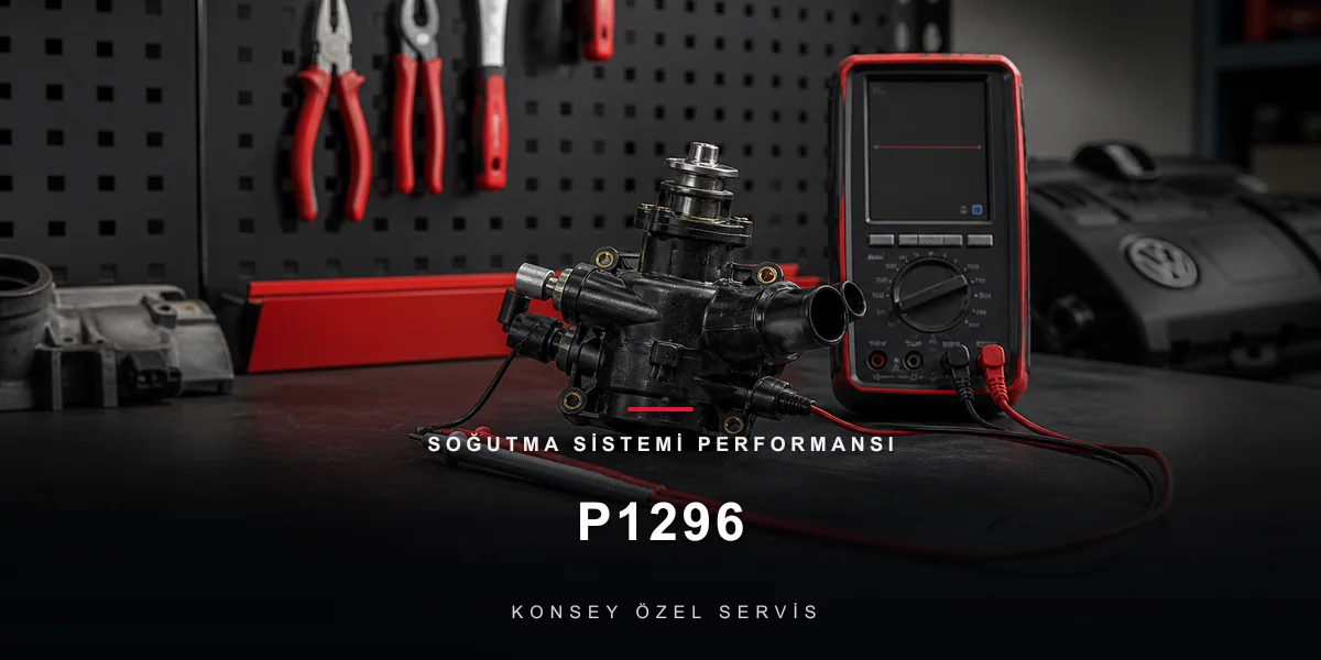 P1296 Arıza Kodu: Soğutma Sistemi Performansı — VAG'ın Termostat Lehçesi için Konsey Özel Servis görseli