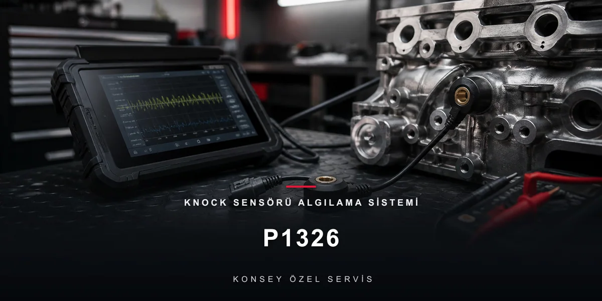 P1326 Arıza Kodu: Knock Sensörü Algılama Sistemi — Hyundai/Kia'nın Kritik Kodu için Konsey Özel Servis görseli