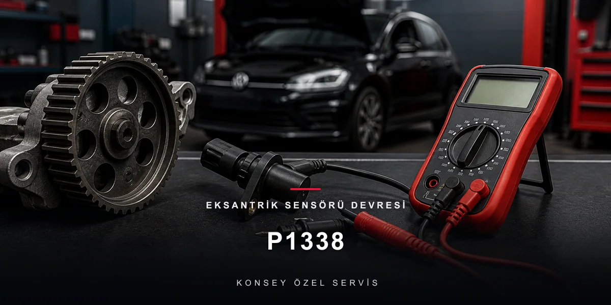 P1338 Arıza Kodu: Eksantrik Sensörü Devresi — VAG'ın G40 Dosyası için Konsey Özel Servis görseli