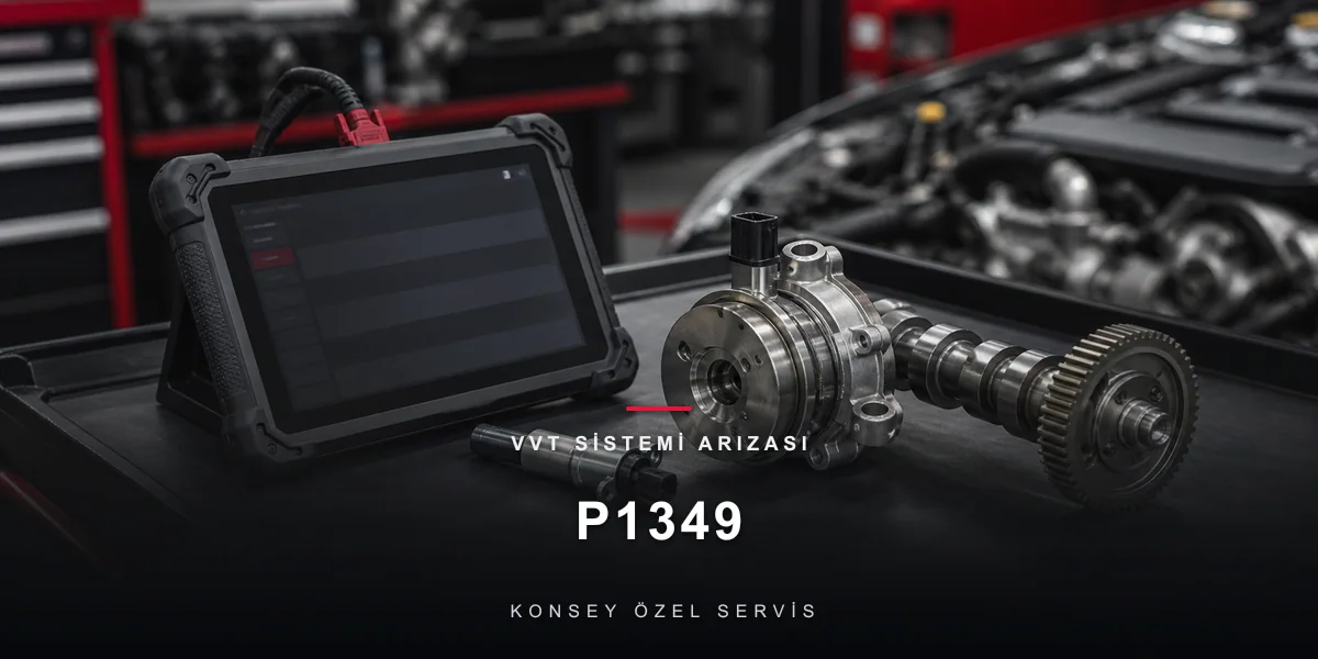 P1349 Arıza Kodu: VVT Sistemi Arızası — Toyota'nın Zamanlama Kodu için Konsey Özel Servis görseli