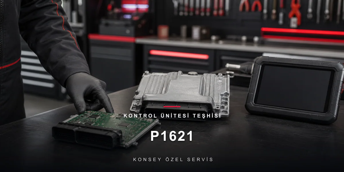 P1621 Arıza Kodu: Üreticiye Özgü Kontrol Ünitesi Teşhisi için Konsey Özel Servis görseli
